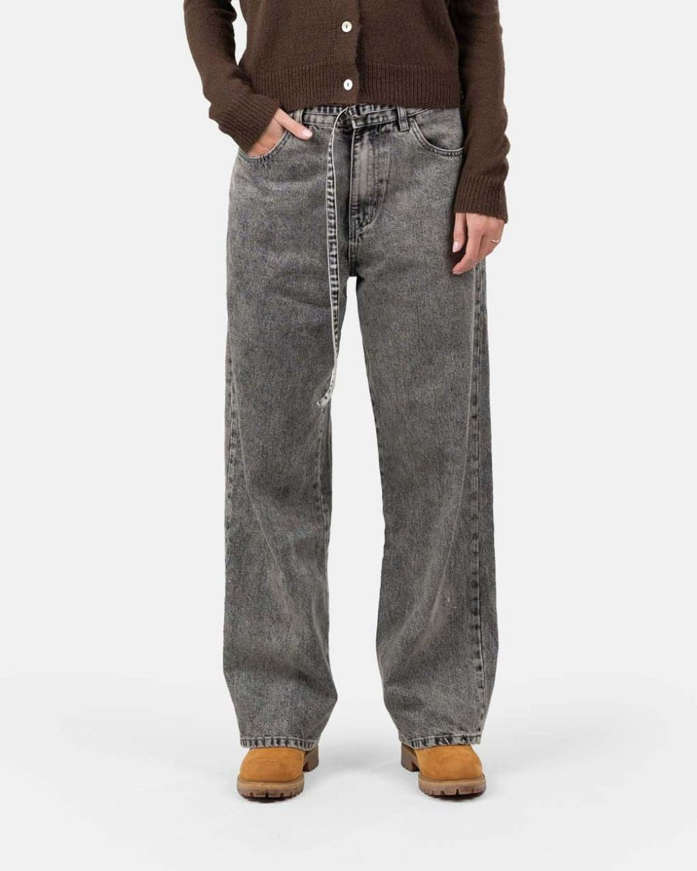 Baggy Denim Jeans Washed Grey | Skagen - clothing.dk